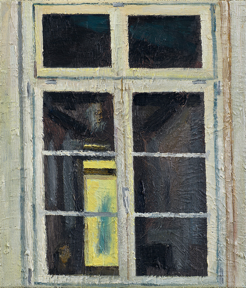  Hans_Rath_Fensterbild_Nacht_II_35x30cm_Oel_Lwd_2016 