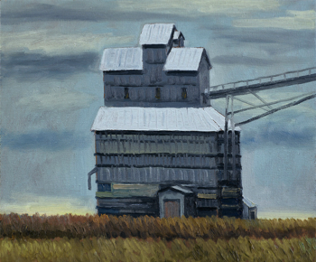  Hans_Rath_Silo_in_Texas_III_38x46cm_Oel_Lwd_2019 