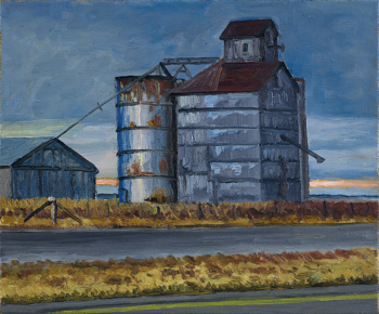  Hans_Rath_Silo_in_Texas_II_38x46cm_Oel_Lwd_2019 