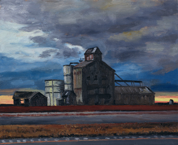  Hans_Rath_Silo_in_Texas_I_38x46cm_Oel_Lwd_2019 