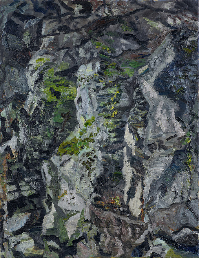  Hans_Rath_Felswand_II_90x70cm_Oel_Lwd_2017 