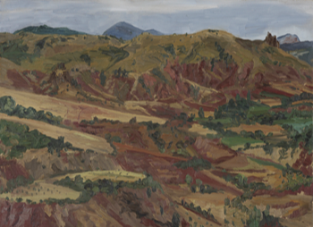  Hans_Rath_Landschaft_bei_Salasc_90x110cm_Oel_Lwd_1994 